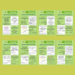 Doelenposters Taal Actief groep 8